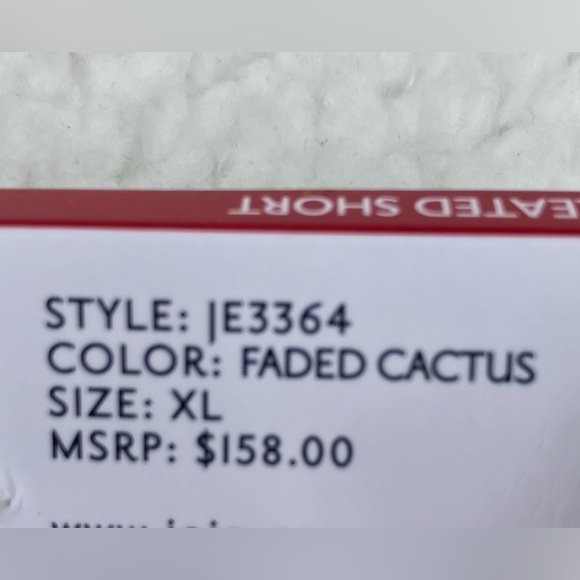 MSRP: $158 Joie Ladies Pleated Short Size XL Faded Cactus Cotton Linen Blend - Picture 8 of 8